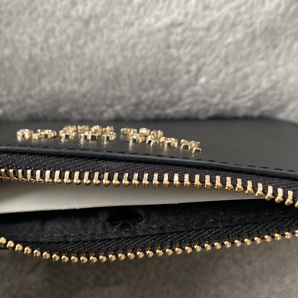♠️NWT Kate spade wallet  L-Zip Card Holder Keychain - Picture 8 of 10